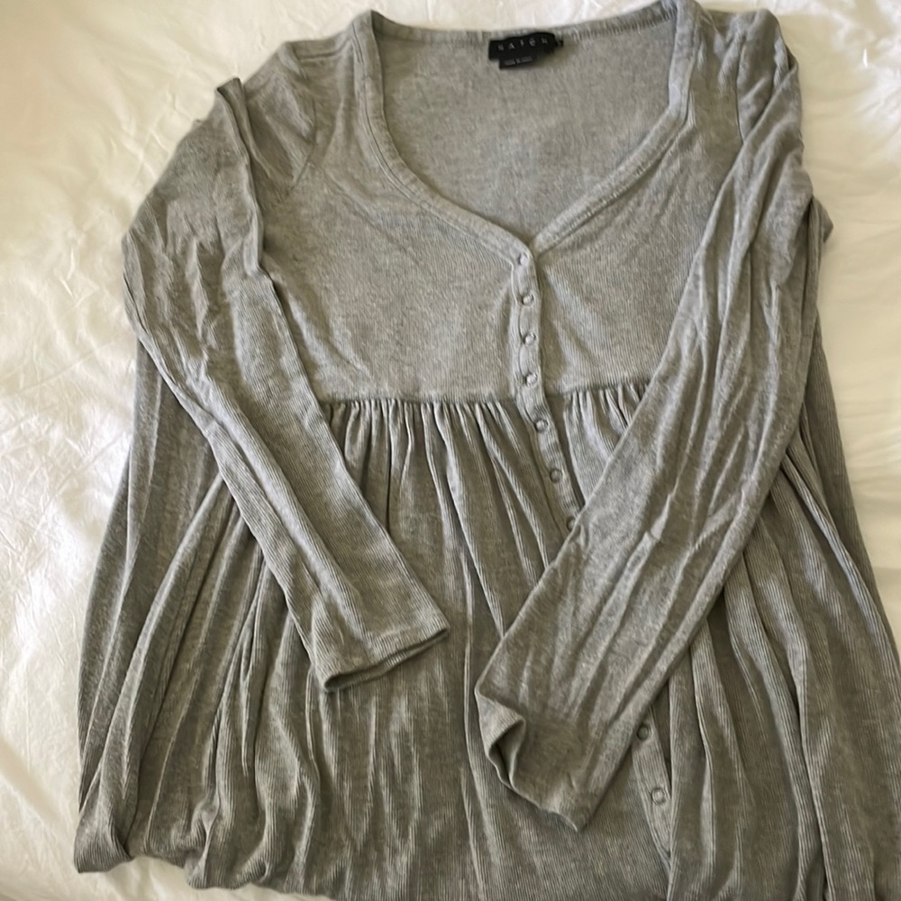Hatch collection softest ribbed nursing dress